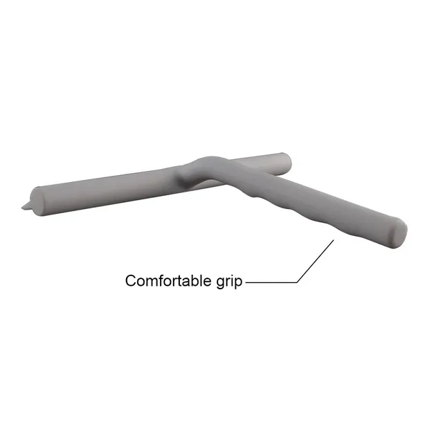 Raclette douche silicone souple compacte noir blanc gris… – vue 3