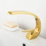 Robinet de lavabo en laiton de luxe créatif – vue 3