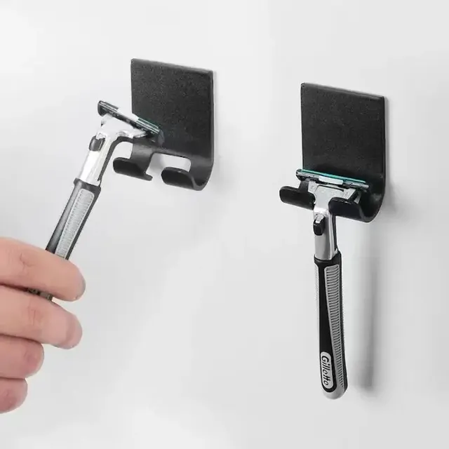Porte-rasoir en acier inoxydable pour salle de bain – vue 2