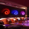 Lampe murale LED RGB à trou en spirale – vue 6