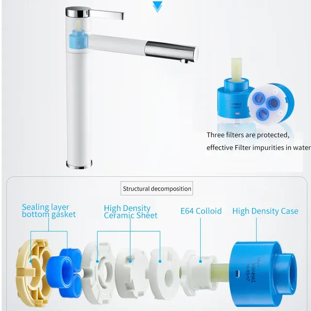 Robinets de lavabo en laiton – vue 6