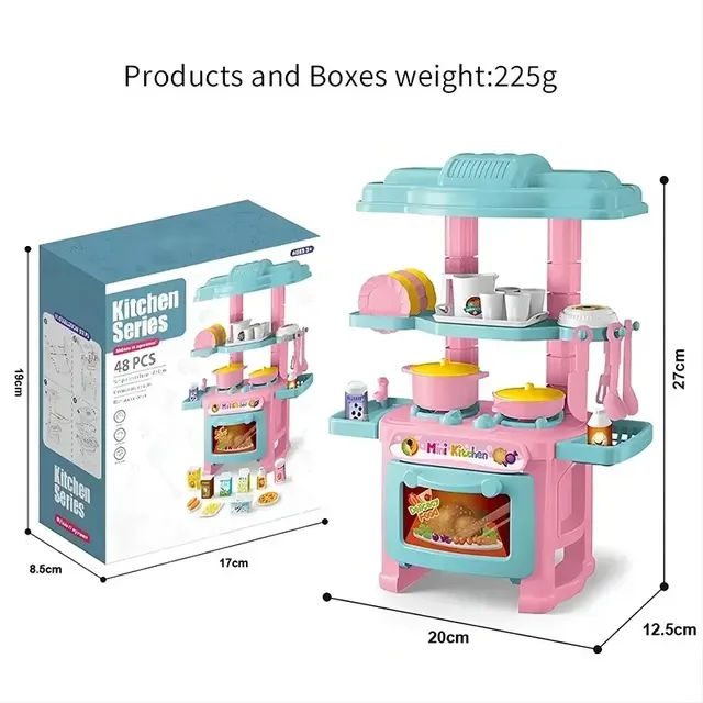 Mini ensemble de jeu de comptoir de cuisine pour enfants – vue 6