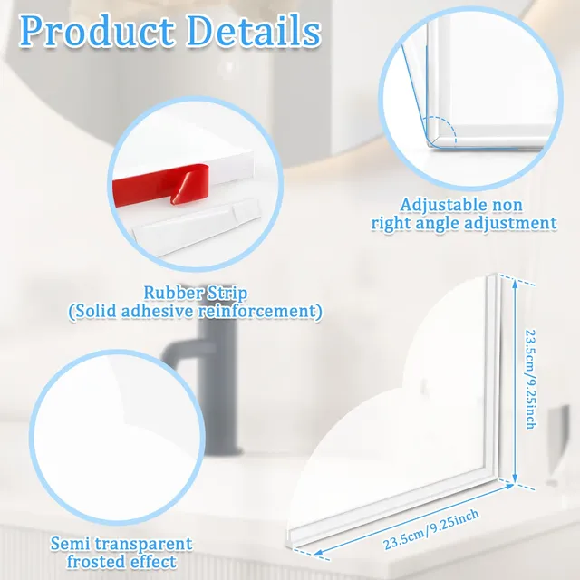 Protection contre les éclaboussures de douche… – vue 6