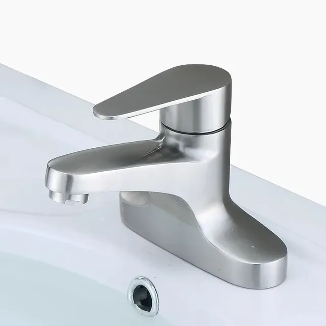 Robinet de salle de bains brossé en acier inoxydable 304 – vue 6