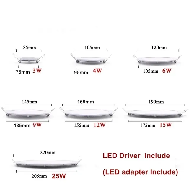 Downlight LED à intensité variable plafonnier encastré… – vue 2