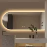 Miroirs de salle de bain modernes pour toilettes – vue 1