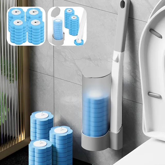 Brosse de toilette jetable à Long manche