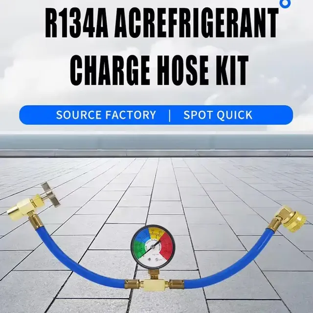 Tube de fluor de remplissage de réfrigérant R134A tube… – vue 4