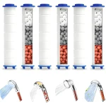 Filtre de remplacement de pomme de douche, cartouche filtrante en coton PP pour douche à main, traitement de l&rsquo;eau dure de Purification de l&rsquo;eau réduit