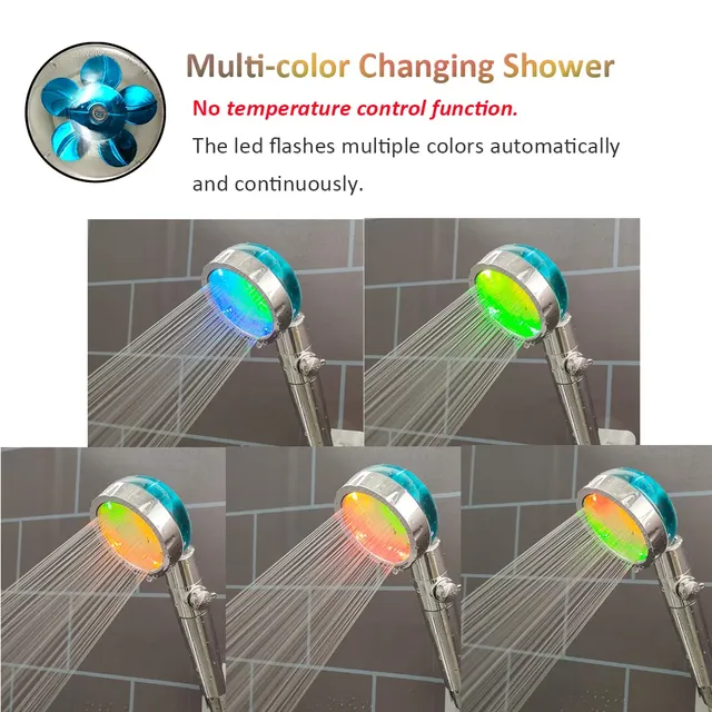 Pommeau de douche Led haute pression – vue 4