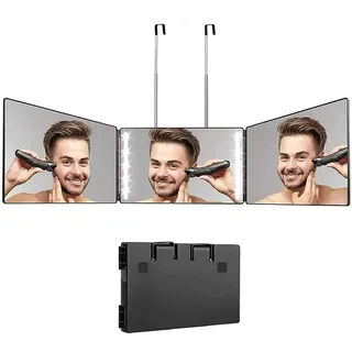 Miroir LED à trois volets