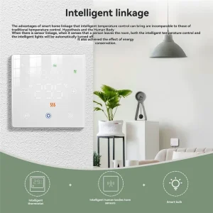 SUNRI-Tuya Wifi maison intelligente chauffage au sol interrupteur intelligent contrôle de la température pour eau/chauffage électrique au sol chaudière à gaz SUNRI-Tuya Wifi maison intelligente chauffage au sol interrupteur intelligent contrôle de la température pour eau/chauffage électrique au sol chaudière à gaz