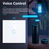 Interrupteur mural blanc pour maison intelligente – vue 2
