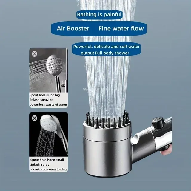 Pommeau douche main filtrant haute pression économiseur… – vue 4