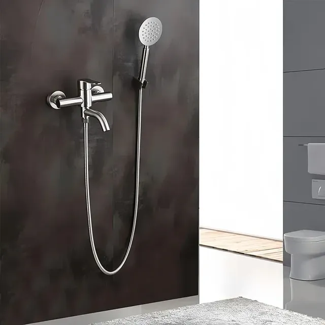 Robinet de douche de salle de bains en acier inoxydable – vue 3