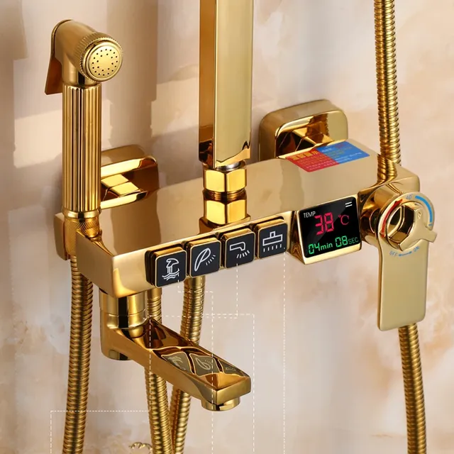 Ensemble de douche de salle de bains numérique… – vue 2