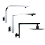 Bras d&rsquo;extension de pommeau de douche en laiton, pièce de rechange murale, pommeau de pluie, tuyau de bain rapide, accessoire de tube de bain