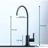 Robinet cuisine eau filtrée acier inoxydable noir mat… – vue 3