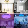 Plafonnier LED intelligent RVB Bluetooth hautparleur… – vue 5