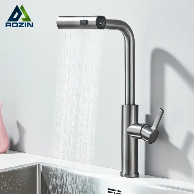 Robinet de centre commercial d'eau chaude et froide à… – vue 2
