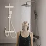 Système de douche cascade blanc lait pour salle de bains… – vue 2