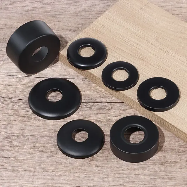 Couvercle Décoratif Noir pour Tuyau d'Eau en Acier… – vue 5