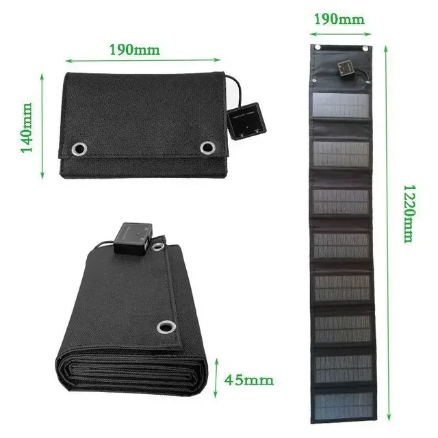 Panneau solaire pliable portable 40W monocristallin PERC… – vue 5