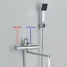 Robinet thermostatique mural baignoire douche mitigeur… – vue 3