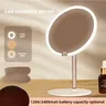 Miroir de maquillage circulaire à LED – vue 1