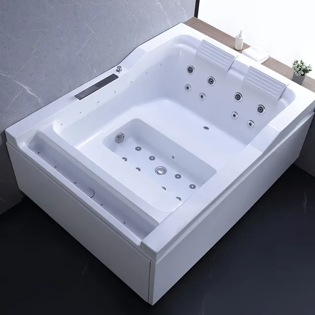 Baignoire HOWhirlpool avec lumières colorées LED – vue 2