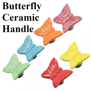 Tiroir en céramique tirer placard armoire armoire à vin européen moderne Simple papillon monotrou poignée armoire poignées meubles Tiroir en céramique tirer placard armoire armoire à vin européen moderne Simple papillon monotrou poignée armoire poignées meubles