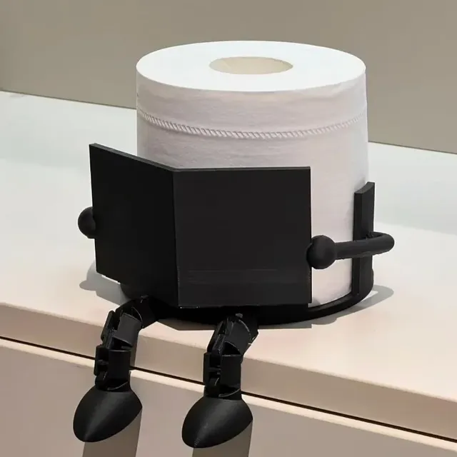 Un porte-papier hygiénique de lecture amusante – vue 2