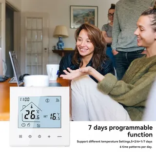 VELIF-Tuya Thermostat de sol chaud 16A Wifi intelligent régulateur de…