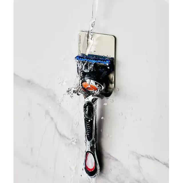 Porte-rasoir en acier inoxydable pour salle de bain – vue 5