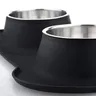 Double bol antidérapant pour chien avec tapis en Silicone – vue 4