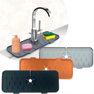Gadgets de cuisine, robinet en Silicone, tampon absorbant, étagère, collecteur d’éclaboussures d’évier, tapis de protection de comptoir, tapis de vidange de salle de bains, accessoires Gadgets de cuisine, robinet en Silicone, tampon absorbant, étagère, collecteur d’éclaboussures d’évier, tapis de protection de comptoir, tapis de vidange de salle de bains, accessoires