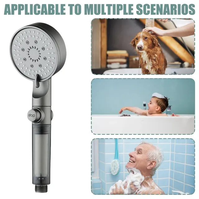 Pommeau de douche à main 5 Modes pomme de douche filtrée… – vue 6