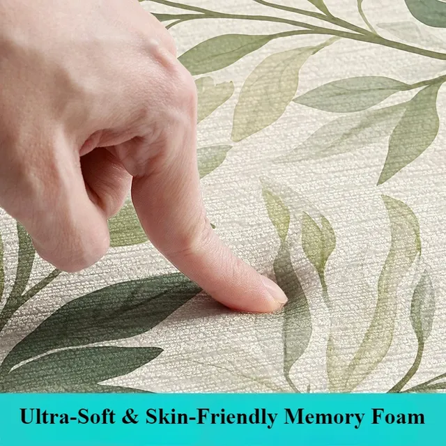 Tapis de bain floral de luxe – vue 4