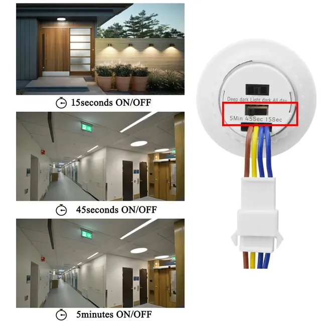 Capteur de mouvement interrupteur de lumière 220V 110V… – vue 5