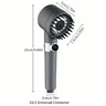 Pulvérisateur de douche à main haute pression avec 3… – vue 2