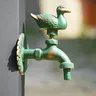 Robinet mural laiton bronze antique rétro vintage… – vue 4