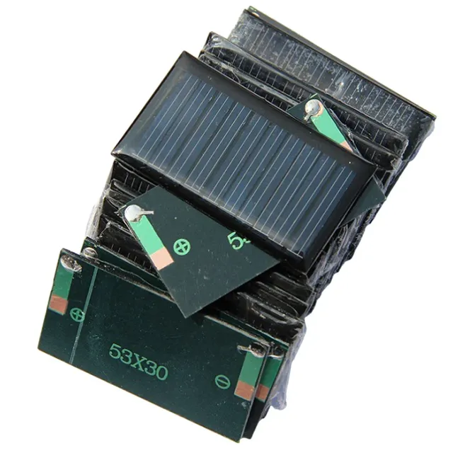 10 pièces panneau solaire polycristallin 5V 30mA… – vue 2