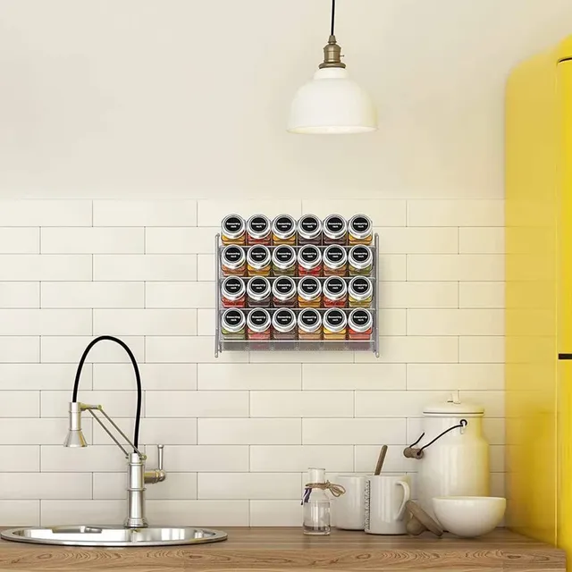 Armoire de cuisine organisateur étagère murale étagère à… – vue 3