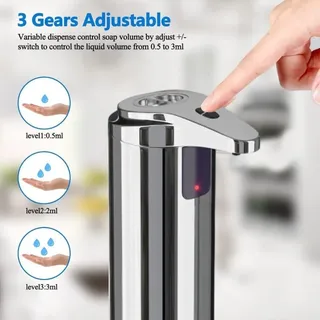 Nouveau Distributeur automatique de savon en acier inoxydable