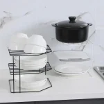 Étagère à épices d&rsquo;angle de cuisine, 1 pièce, Portable, sans poinçon, support de stockage des aliments et des aliments divers, adapté à la cuisine et à la salle de bain