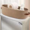 Panier de rangement de salle de bain tissé ovale – vue 2
