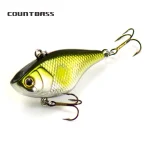 Countbass-Appât dur avec hameçons VMC, leurres de pêche en eau douce, bouchon de leurre, vibration coulante, 40mm, 1-1/2 « , 4.6g, 5/32 oz
