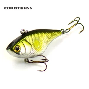 Countbass-Appât dur avec hameçons VMC, leurres de pêche en eau douce, bouchon de leurre, vibration coulante, 40mm, 1-1/2 « , 4.6g, 5/32 oz Countbass-Appât dur avec hameçons VMC, leurres de pêche en eau douce, bouchon de leurre, vibration coulante, 40mm, 1-1/2 « , 4.6g, 5/32 oz