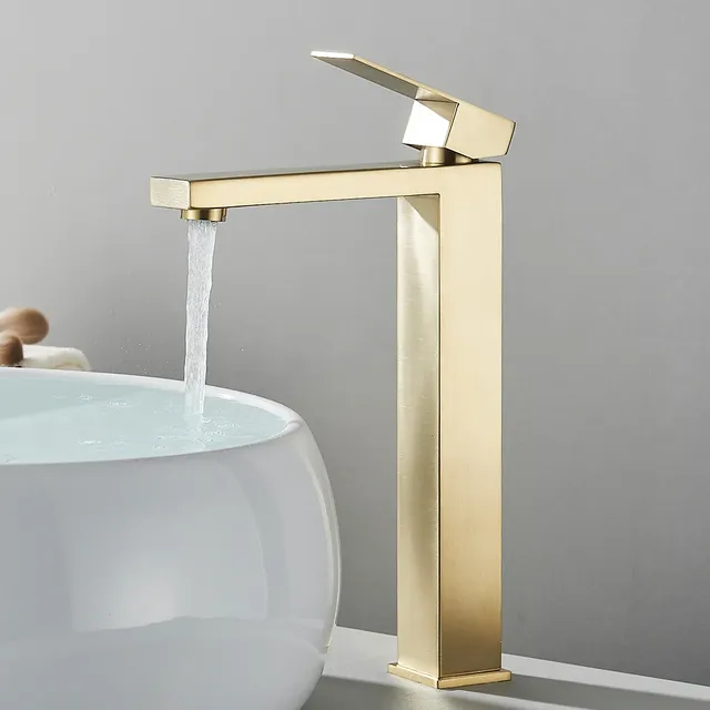 Robinet de lavabo de salle de bains noir mat – vue 4