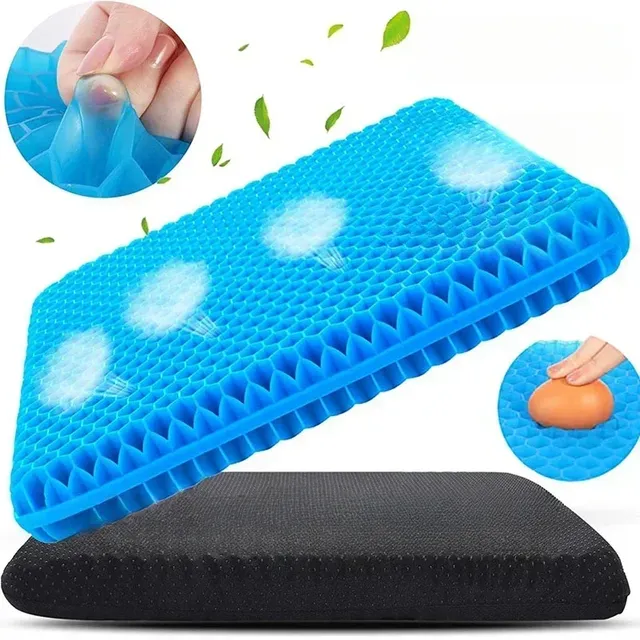 Coussin de siège en Gel Double épaisseur